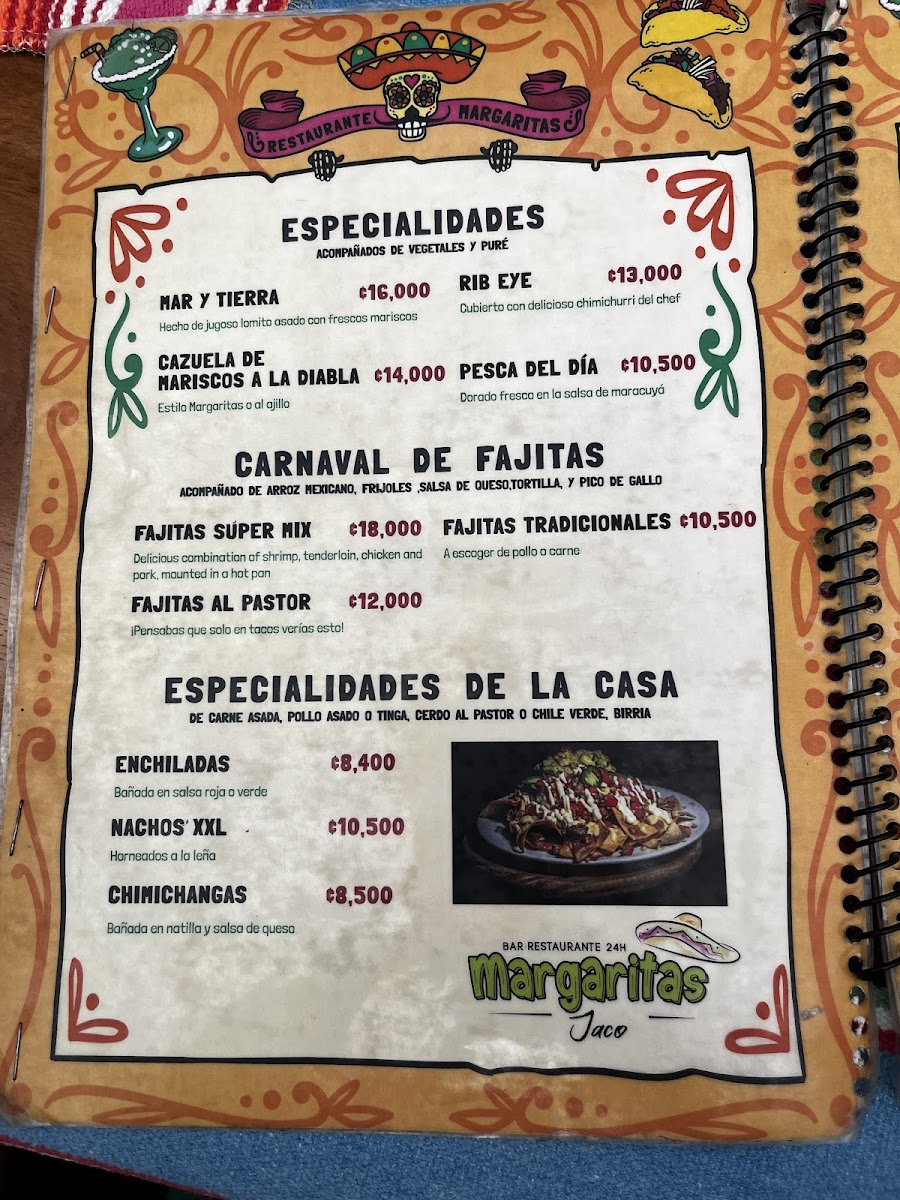 Menu Margaritas Jaco-4